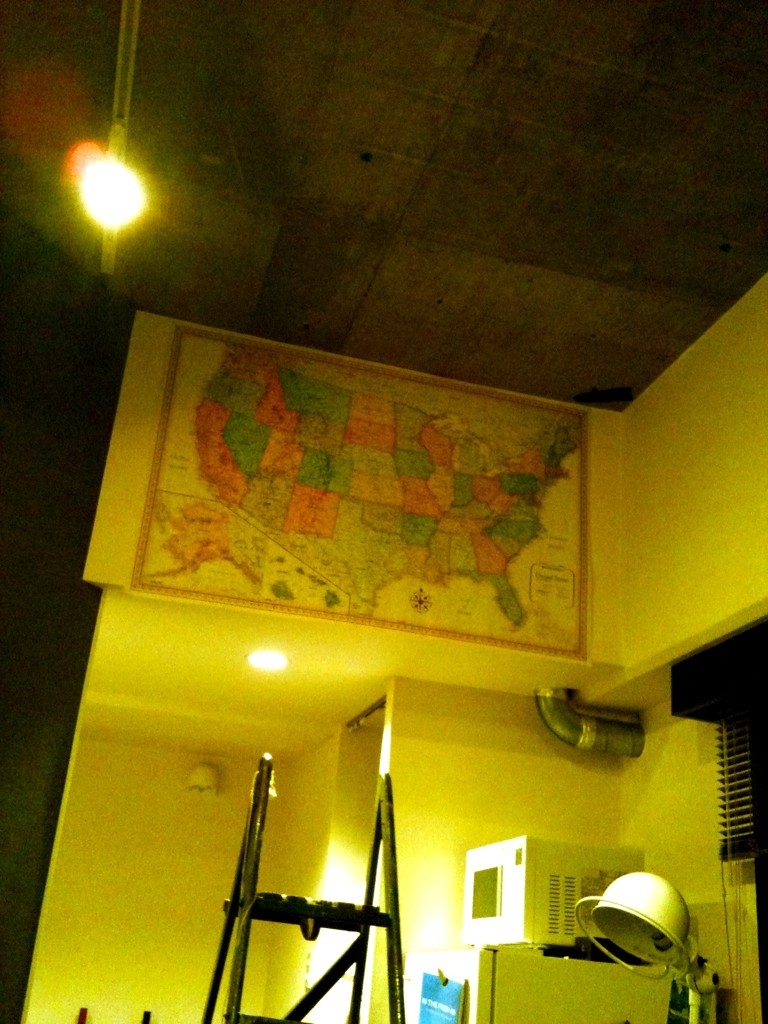 大きなアメリカ地図
