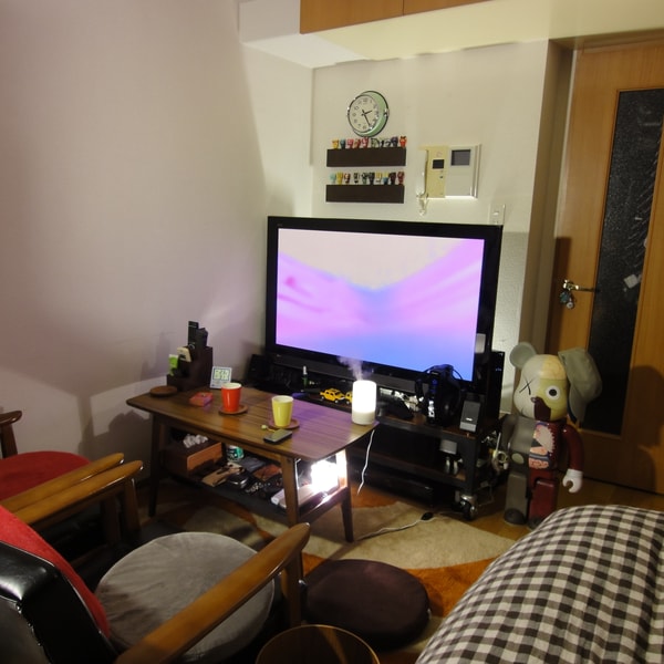 部屋正面