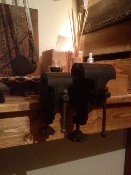 卓上万力の親子