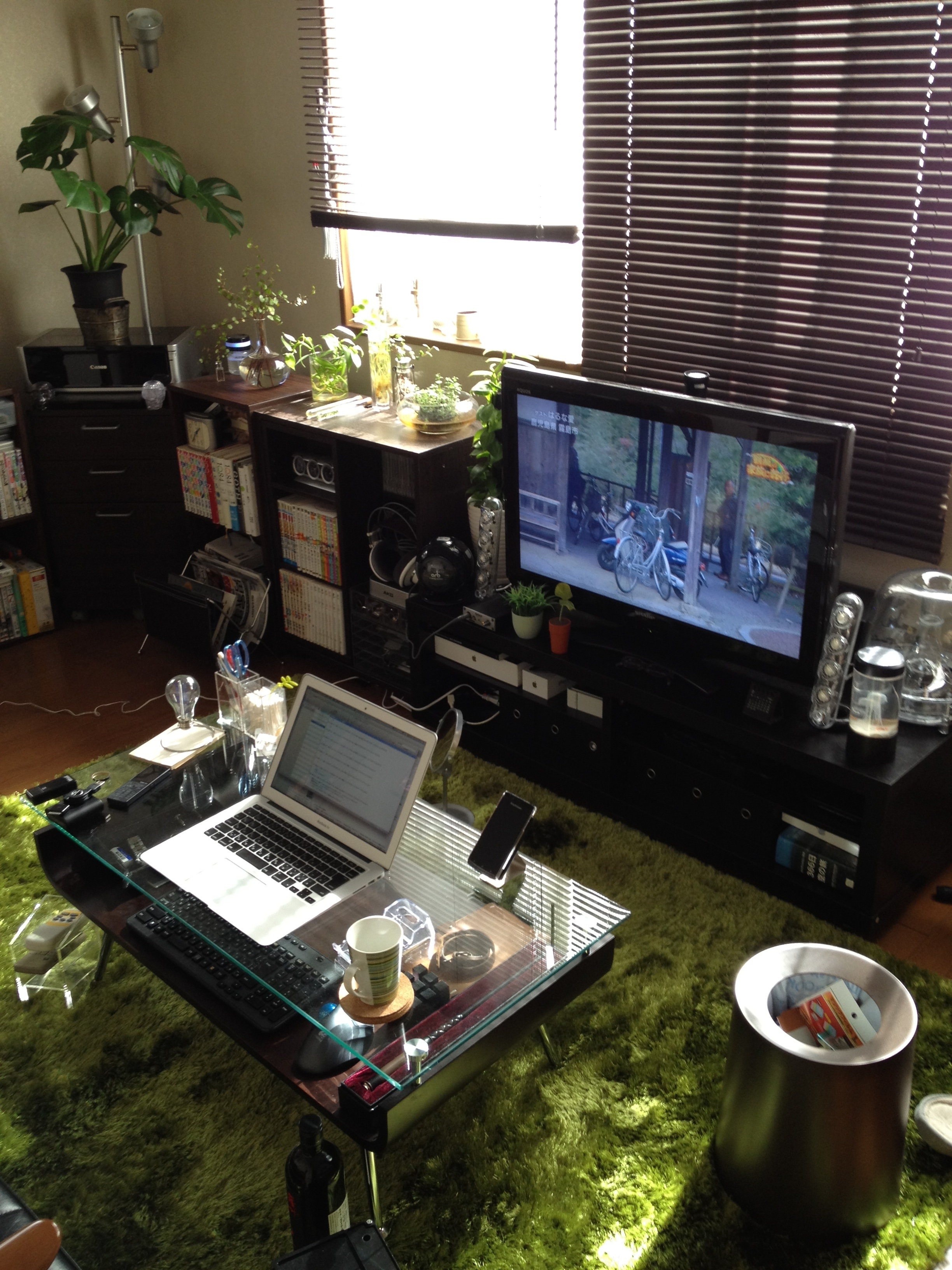 部屋中央