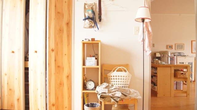 作業部屋の壁