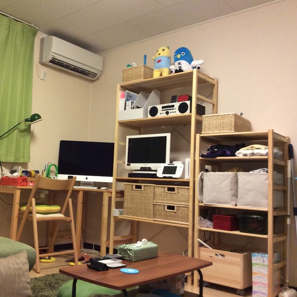 生活感ありありな部屋