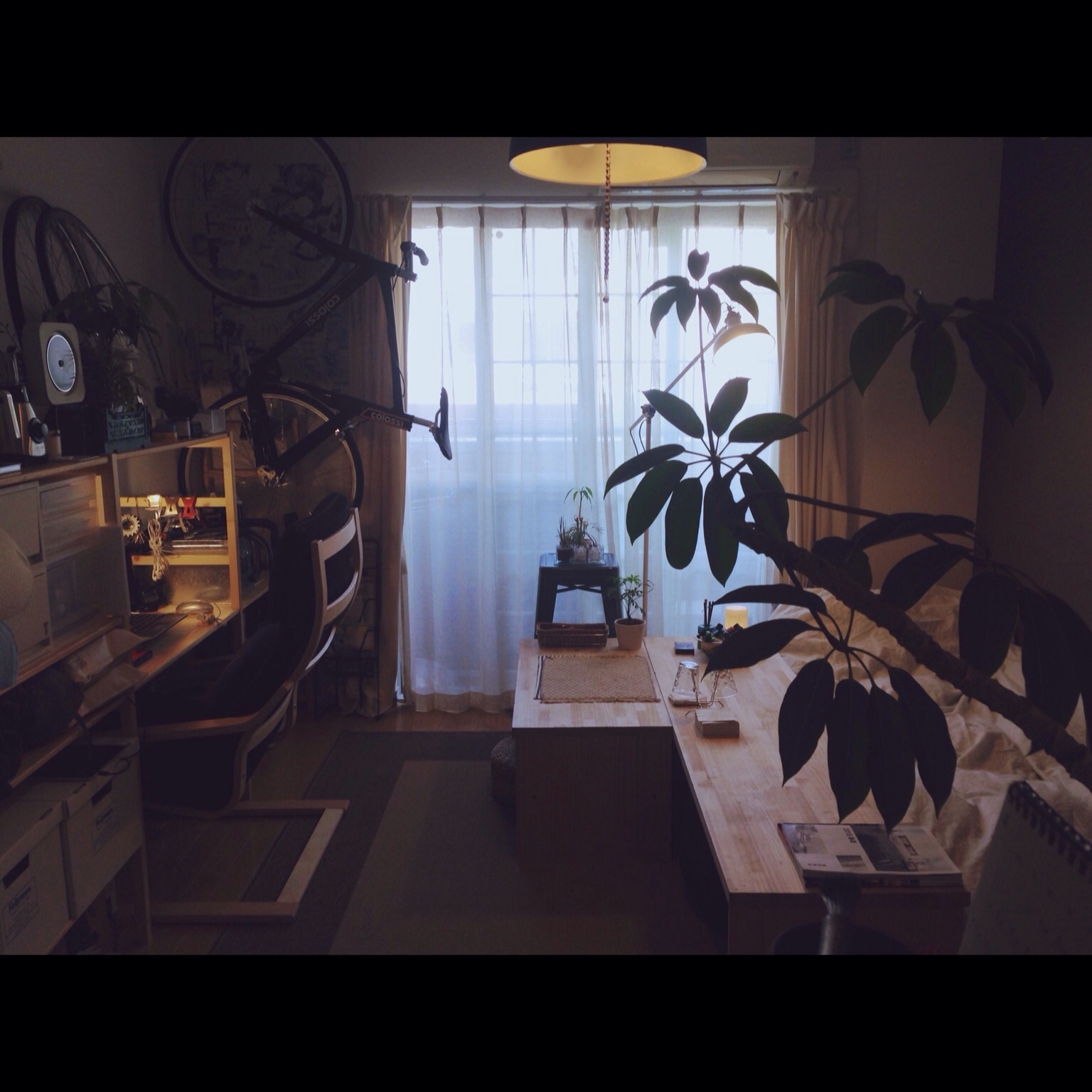 部屋。